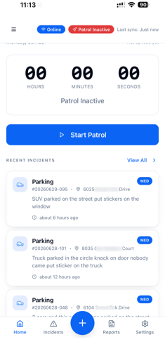 Patrol Hub 360 iPhone app