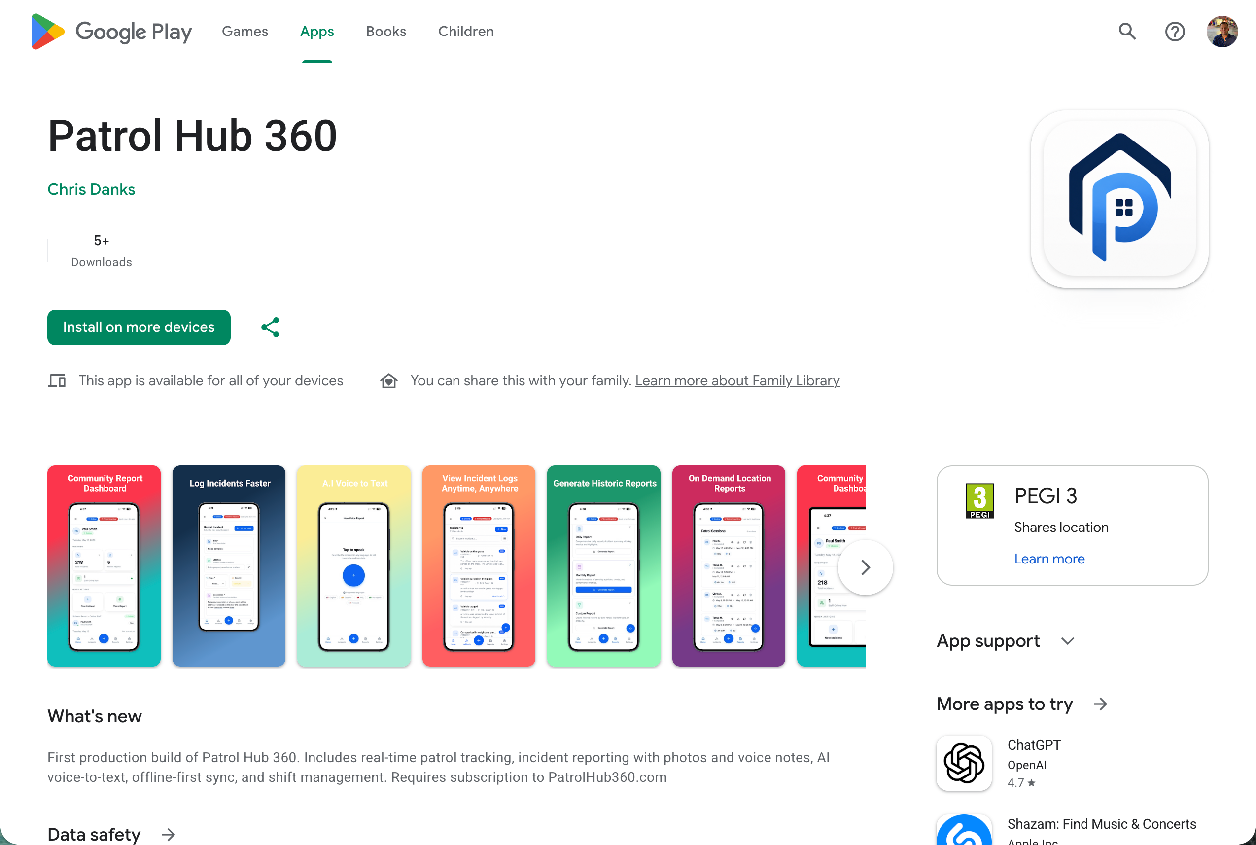 Patrol Hub 360 on Google Play